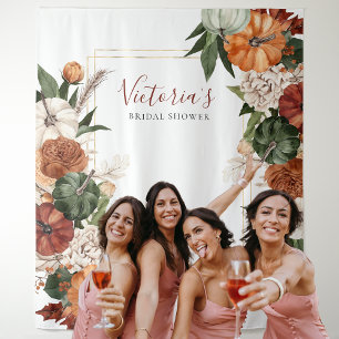 Boho-Herbst-Brautparty-Fotobooth-Hintergrund Wandteppich