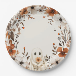 Boho Herbst Geist Blumen Oh Junge Baby Shower Pappteller