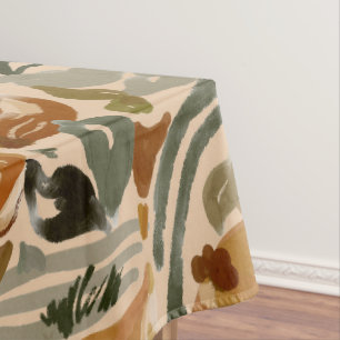 Boho Herbst Terracotta Erntedank Herbst Tischdecke