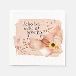 Boho-Herbst-Zitat Serviette