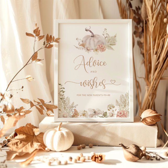 Boho-Herbstberatung und -wünsche Poster (Von Creator hochgeladen)
