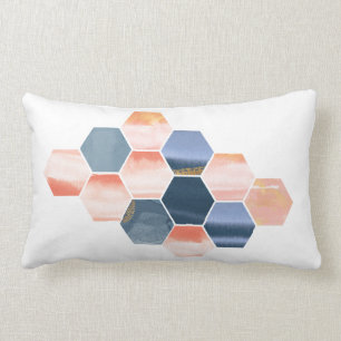 Boho Hexagons Lendenkissen