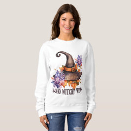 Boho-Hexen-Vibes Halloween Sweatshirt