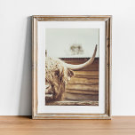 Boho Highland Cow Wall Art Poster<br><div class="desc">Boho Highland Cow Wall Art ist eine großartige neutrale Boho oder Bauernhaus Dekoration.</div>