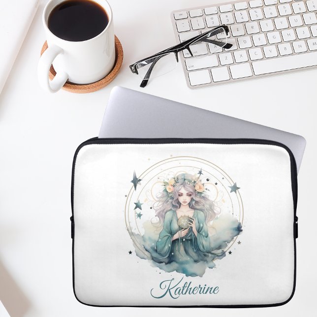 Boho Himmels-Hexen-Name Laptopschutzhülle (Von Creator hochgeladen)