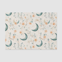 Boho Himmelsblumen-Mondmuster (1)
