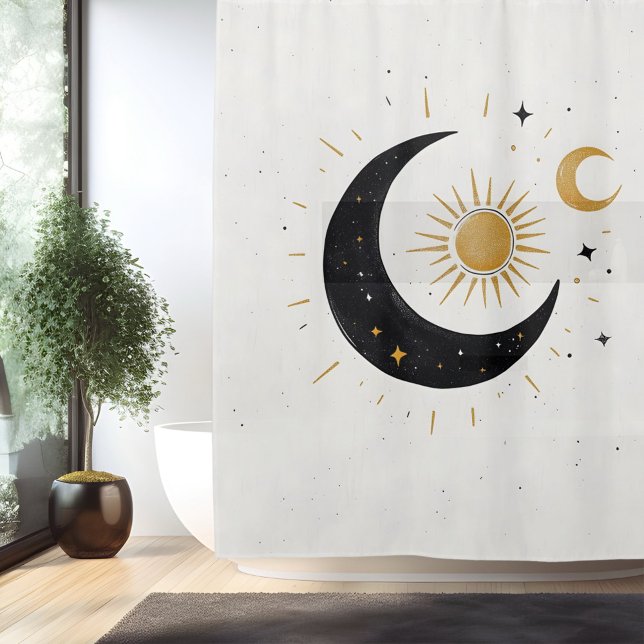 Boho Himmlisches Glück Duschvorhang (Von Creator hochgeladen)