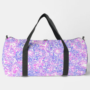 Boho Hippie Colorful Vibrant Jewel Tone Marmor Duffle Bag