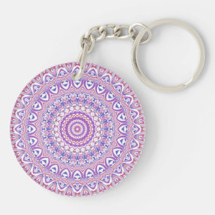 Boho Hippie Funky Groovy Bohemian Kaleidoskop Schlüsselanhänger