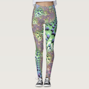 Boho Hippie Groovy Glänzende Farbige Regenbogen Fr Leggings