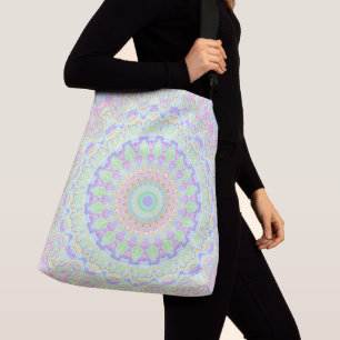 Boho Hippie Rainbow Mandala Tragetaschen Mit Langen Trägern