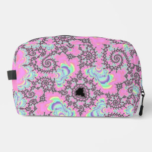 Boho Hippie Unicorn Pastel Mandelbrot Fraktal Waschbeutel