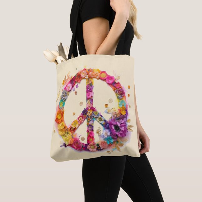 Boho Hippy 60er 70er Friedenszeichen (Von Nahem)