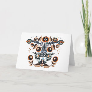 Boho Hippy Karte