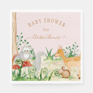 BOHO Hirsch Igel-Heuschwald Woodsy-Kinderdusche Serviette