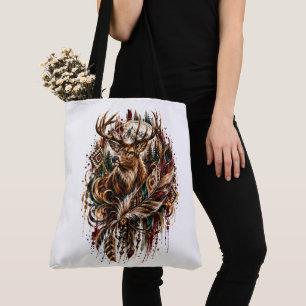 Boho-Hirsch, Träumend von Hirschen