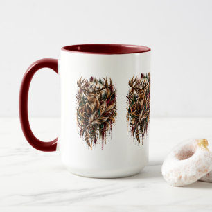 Boho-Hirsch, Träumend von Hirschen Tasse