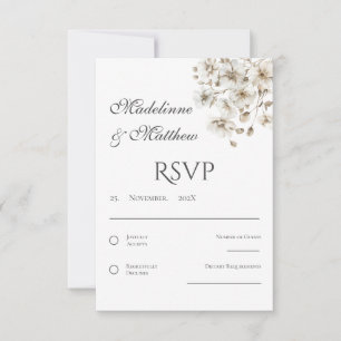 Boho-Hochzeit-RSVP-Karte RSVP Karte