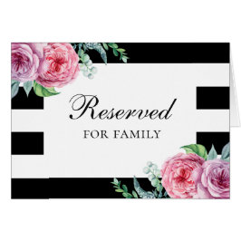 Boho Hochzeit vorbehaltenen Schild. Rosa Blume