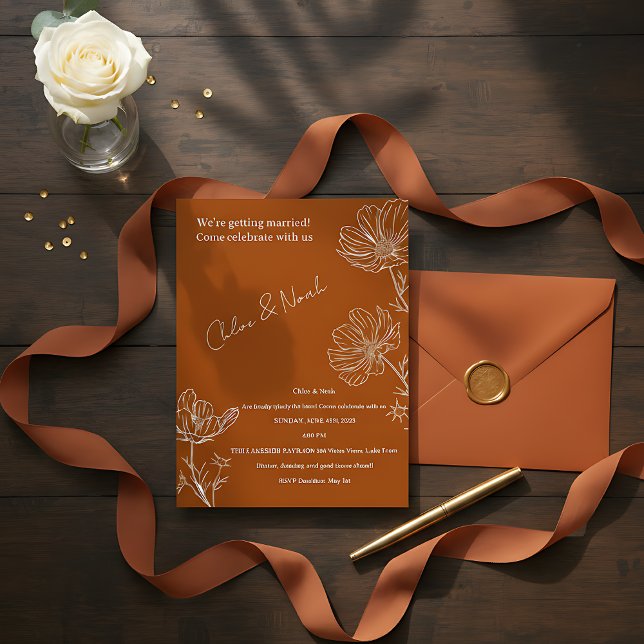 Boho-Hochzeitseinladung  Einladung (Von Creator hochgeladen)