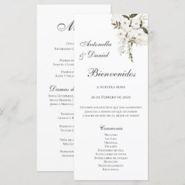 Boho Hochzeitsprogramm