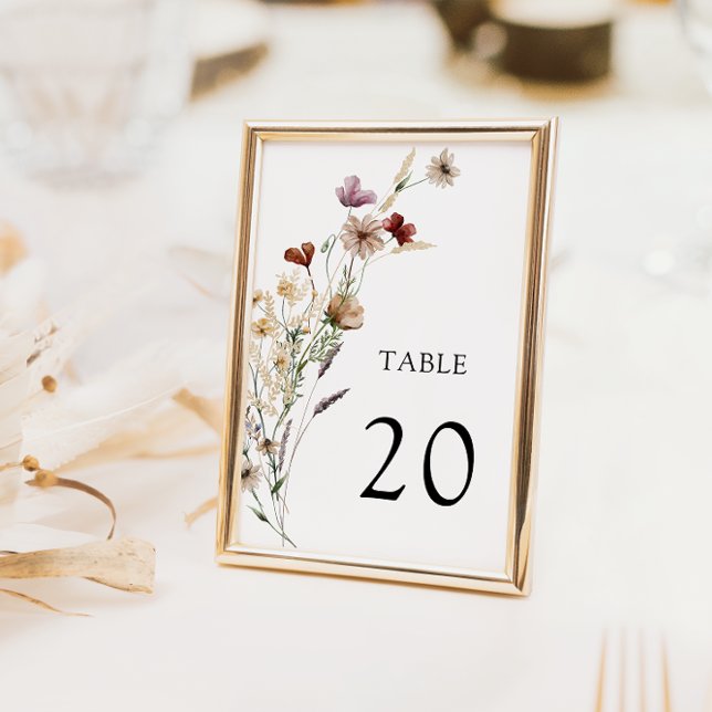 Boho-Hochzeitstisch-Nummer (Von Creator hochgeladen)