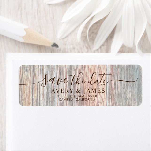 Boho-Holzscheiben-Pampas-Save-the-Date-Adressetike (Insitu)