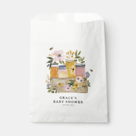 Boho HoneyBee & Wildflower Babyparty Geschenktütchen