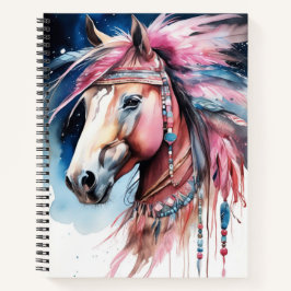 Boho Horse-Notebook Notizbuch