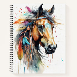 Boho Horse-Notebook Notizbuch