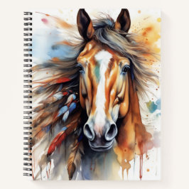 Boho Horse-Notebook Notizbuch
