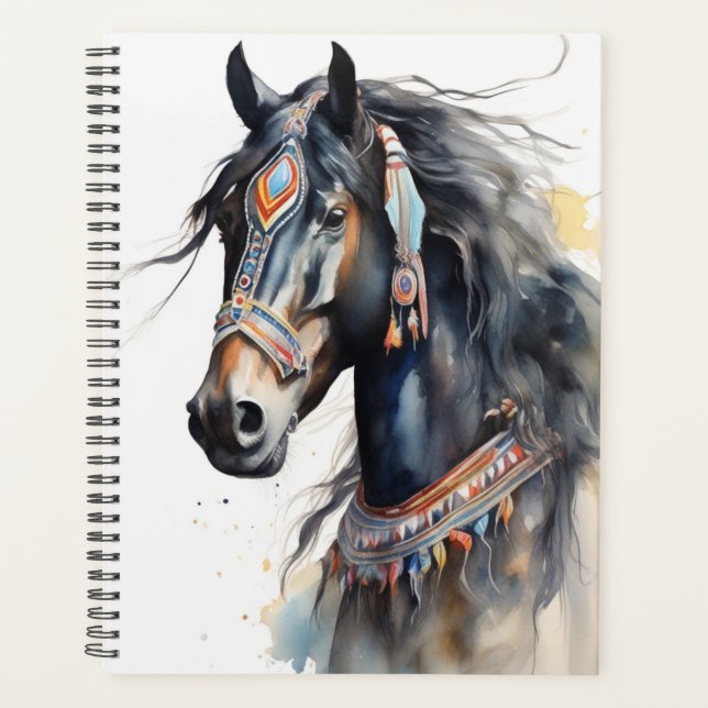 Boho Horse Planner Planer (Vorderseite)