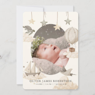 Boho Hot Air Balloon Sky Ankündigung