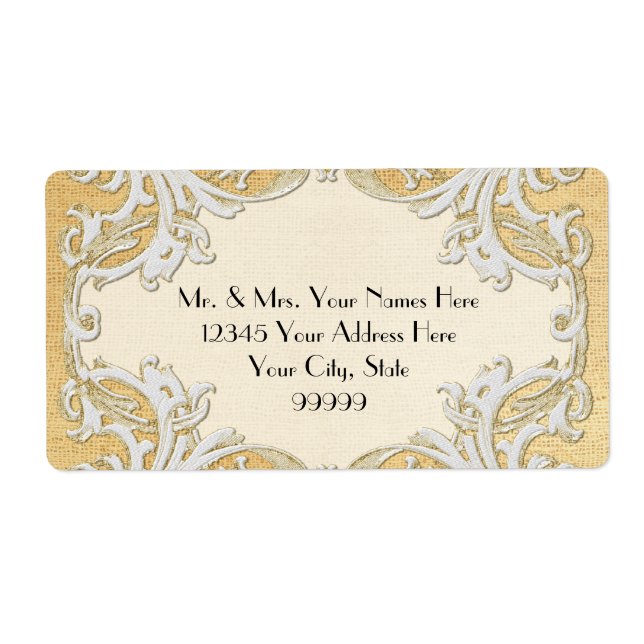 BOHO Imitats Burlap n Lace Sinti und Roma im moder (Vorne)