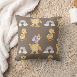 Boho in Neutrals: Baby Ducks Kinderzimmer Kissen