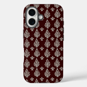 Boho India Block Print iPhone 16 Hülle