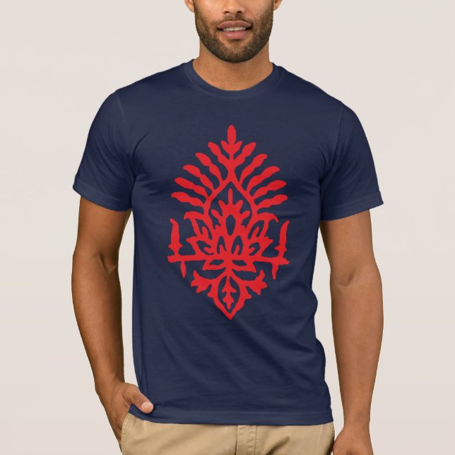 Boho India Block Print T-Shirt (Vorderseite)