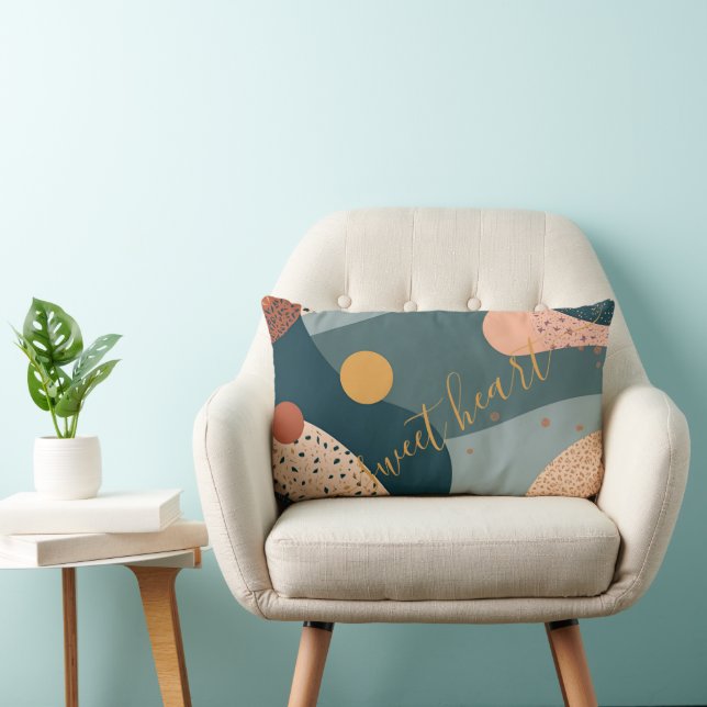 Boho Individuelle Name Lendenkissen (Stuhl )