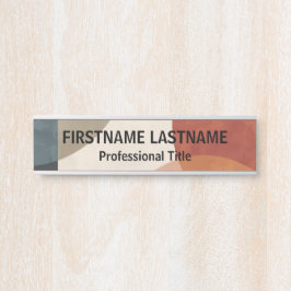 Boho Individuelle Name Türschild