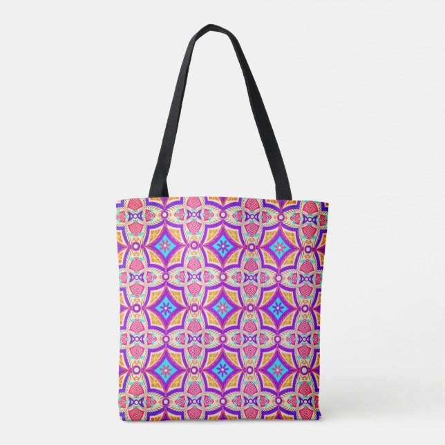 Boho-Insel-Stammes-Sommer-Tasche (Rückseite)