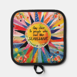 Boho Inspirational Sun Friendship Topflappen