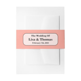 Boho Inspired Free Spirit Wedding Motif Einladungsbanderole