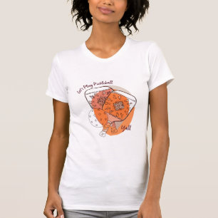 Boho inspirierte Pickleball-T - Shirt