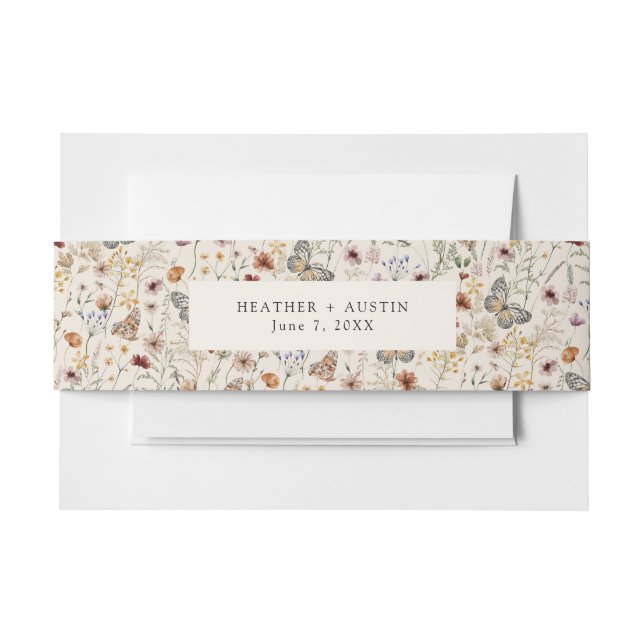 Boho Invitation Bly Band (Vorderseite Beispiel)