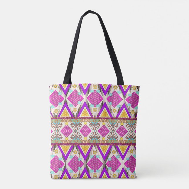 Boho Island Tribal Summer Tote Bag (Rückseite)