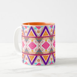 Boho Island Tribal Summer Zweifarbige Tasse
