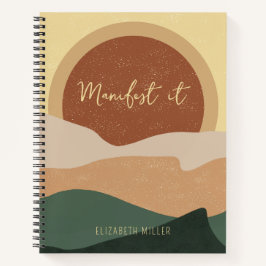 Boho Journal Manifest it, Law of Attraction  Notizbuch