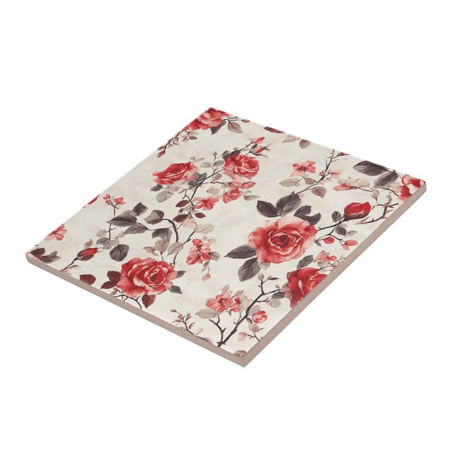 Boho Jugendstil-Rose Fliesen für Lebensräume (Seite)