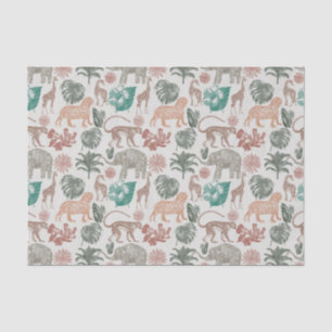 Boho Jungle Safari Seidenpapier