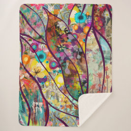 Boho Kaleidoskop - Natur Inspiriert Blumenstrauß - Sherpadecke